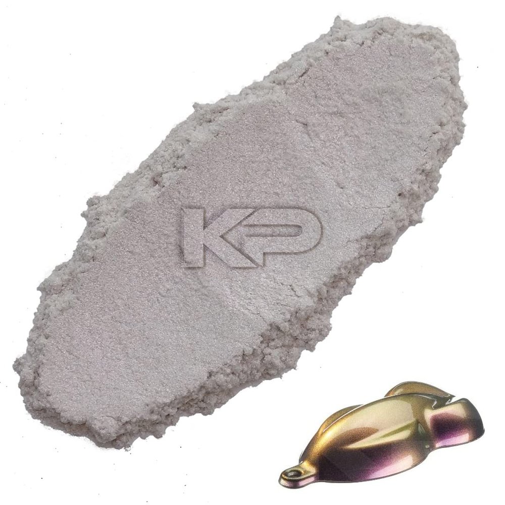 KP Pigments Casper ColorShift Pearlescent 100% Pure Fine Mica Powder - Naturally Pigmented Multipurpose DIY Arts and Crafts, Dye, Soap Making, Cosmetics, Epoxy Resin, Paint, and More! 1 Kg