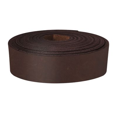 ELW Grass Fed Leather 8-10 oz. (3-4mm) 4"x40" (10.2x101.6cm) Dark Brown Full Grain Cowhide Belt Blank, Straps Tooling, Holsters, Saddle Bags, Sheaths, Furniture Accent, Restoring Chairs