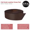ELW Grass Fed Leather 8-10 oz. (3-4mm) 4"x40" (10.2x101.6cm) Dark Brown Full Grain Cowhide Belt Blank, Straps Tooling, Holsters, Saddle Bags, Sheaths, Furniture Accent, Restoring Chairs view 2