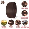 ELW Grass Fed Leather 8-10 oz. (3-4mm) 4"x40" (10.2x101.6cm) Dark Brown Full Grain Cowhide Belt Blank, Straps Tooling, Holsters, Saddle Bags, Sheaths, Furniture Accent, Restoring Chairs view 3