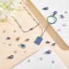 UNICRAFTALE 40Pcs 4 Style Rainbow Color 304 Stainless Steel Lobster Claw Clasps Hole 1~2.2mm with 40Pcs Open Jump Rings Metal Lobster Claw Clasps Findings Kits for Jewlery Making view 3