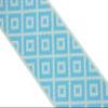 3.8 Yard Spool 3.93 inches Beige Blue Mosaic Embroidered Drapery Trim Jacquard Ribbon for Your Drapes Curtains Drapery Banding Trim Tape V5 194 view 1