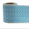 3.8 Yard Spool 3.93 inches Beige Blue Mosaic Embroidered Drapery Trim Jacquard Ribbon for Your Drapes Curtains Drapery Banding Trim Tape V5 194 view 3