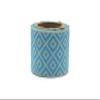 3.8 Yard Spool 3.93 inches Beige Blue Mosaic Embroidered Drapery Trim Jacquard Ribbon for Your Drapes Curtains Drapery Banding Trim Tape V5 194 view 4