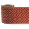 3.8 Yard Spool 3.93 inches Red Light Brown Mosaic Embroidered Drapery Trim Jacquard Ribbon for Your Drapes Curtains Drapery Banding Trim Tape V6 194 view 3