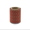 3.8 Yard Spool 3.93 inches Red Light Brown Mosaic Embroidered Drapery Trim Jacquard Ribbon for Your Drapes Curtains Drapery Banding Trim Tape V6 194 view 4