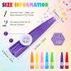 Amylove 72 Pcs 8 Colors Plastic Kazoos Bulk Kazoo Musical Instruments for Party Favors Music Classroom and Events Gifts for Bag Fillers Teacher Prizes Birthday Anniversary Christmas view 2