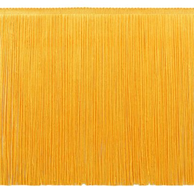 DCOPRO 8" (20cm) Long Solid Chainette Fringe Trim (Style# CF08) Canary Gold #FG2 (Bright Yellow Gold) 5 Yards (15 ft/4.5m)