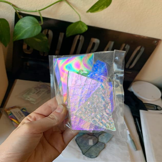 Dicro Glass Scrap Bag (Clear)