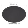 PATIKIL 11.8-inch Round Cardboard Paper, 50 Pcs Blank Disc Circles Slices for Party Decorations DIY Craft Arts Drawing Painting Writing, Black view 2