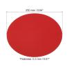 PATIKIL 9.8-inch Round Cardboard Paper, 50 Pcs Blank Disc Circles Slices for Party Decorations DIY Craft Arts Drawing Painting Writing, Red view 2