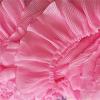 YASECO Lace 1M 12cm Wide Chiffon Pleated Lace Fabric Guipure Lace Material Lace Ribbon for Dress Sewing Decoration Craft Decorate view 3