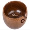 Outright Crochet Accessories Wooden Yarn Bowl Large Yarn Bowl for Knitting Crochet Bowl Yarn Storage Holder Yarn Bowls for Crocheting Yarn Bowl Cute Perfect Christmas Gifts For Women Crocheter view 3