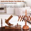 Rosewood Yarn Swift and Ball Winder Combo Wooden Umbrella Swift Knitting Yarn Winder Hand Operated Wool Winding Tool Set view 2