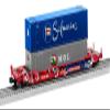 LIONEL CRLE (COE Rail INC) Husky Stack #5496 with Graffiti O Gauge view 1