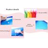 Document Bag A4 A5 Waterproof PP Transparent Document Storage Organizer Three-Dimensional File Bag Papers Pouch Folder for Office Home Document Holder (Color : A5 Yellow) view 3