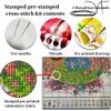 CaptainCrafts New Cross Stitch Kits Embroidery Kit Full Range Pre-Printed and Counted Fabrics Kits for Adults Beginners Home Decor (Stamped 11CT, Summer time) view 4