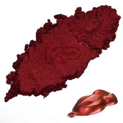 KP Pigments Real Red Pearlescent 100% Pure Fine Mica Powder - Naturally Pigmented Multipurpose DIY Arts and Crafts, Dye, Soap Making, Cosmetics, Epoxy Resin, Paint, and More! 1 Kg