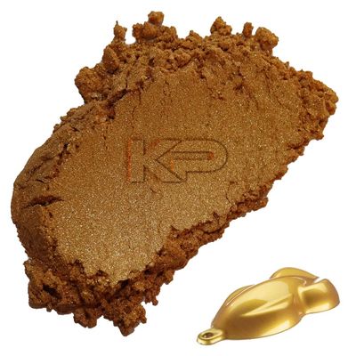KP Pigments Royal Gold Pearlescent 100% Pure Fine Mica Powder - Naturally Pigmented Multipurpose DIY Arts and Crafts, Dye, Soap Making, Cosmetics, Epoxy Resin, Paint, and More! 1 Kg