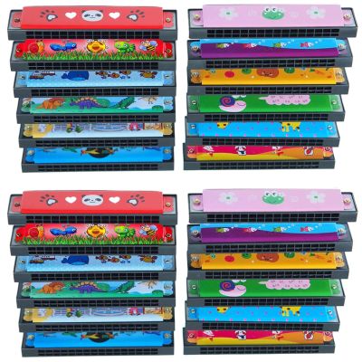 Harmonica for Kids Birthday Party Favors, 24Pcs Kids Harmonica Toy Gift, 16 Hole Toddler Harmonicas for Goodie Bags, Classroom Prizes & Stocking Stuffers