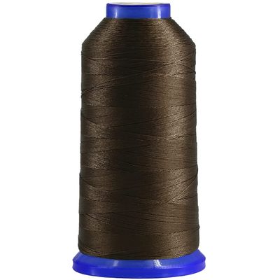 Selric [1300Yards / 26 Colors Available] Tex 90 Bonded Nylon Thread for Leather Sewing 280D/3 T90#92 Heavy Duty Upholstery Thread for Leather and Other Heavy FabricCoffee