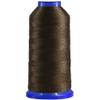 Selric [1300Yards / 26 Colors Available] Tex 90 Bonded Nylon Thread for Leather Sewing 280D/3 T90#92 Heavy Duty Upholstery Thread for Leather and Other Heavy FabricCoffee view 1