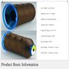 Selric [1300Yards / 26 Colors Available] Tex 90 Bonded Nylon Thread for Leather Sewing 280D/3 T90#92 Heavy Duty Upholstery Thread for Leather and Other Heavy FabricCoffee view 2