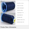 Selric [2400Yards / Black + Navy Blue] Pack of 2 Tex 135 Bonded Nylon Thread for Leather Sewing 420D/3 T135#138 Heavy Duty Upholstery Thread for Leather and Other Heavy Fabric view 3