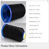 Selric [2400Yards / Black + Grey] Pack of 2 Tex 135 Bonded Nylon Thread for Leather Sewing 420D/3 T135#138 Heavy Duty Upholstery Thread for Leather and Other Heavy Fabric view 2