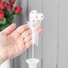 Group of 6 Red Polka Dot White Heart Floral Picks by Factory Direct Craft for Valentines Day Arrangements and Sweetest Day Displays view 4