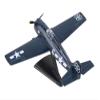 Daron Postage Stamp PS5351-3 F4F Wildcat USN USS Petrof Bat #6 1/87 Scale Diecast Display Model with Stand view 2