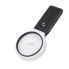 JUIYU Microscope Accessories Kit 5X 25X Folding Magnifier 6 LED Mini Pocket Portable Hand Magnifying Jeweler Microscope Microscope Slides (Color : 3.5X 25X) view 1