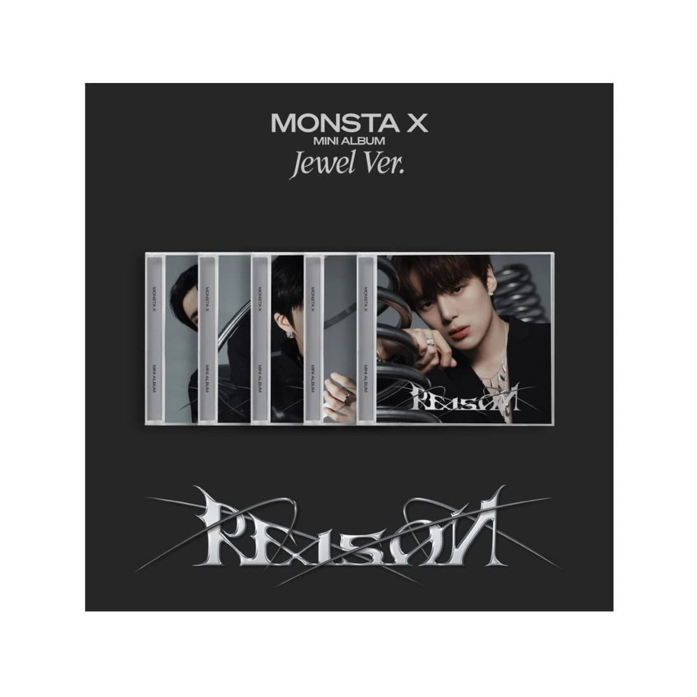 MONXTA X REASON 12th Mini Album Jewel Version CD+Mini folding poster on pack+Photobook+Photocard+Tracking Sealed (Random)