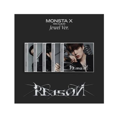 MONXTA X REASON 12th Mini Album Jewel Version CD+Mini folding poster on pack+Photobook+Photocard+Tracking Sealed (SET(MINHYUK+KIHYUN+HYUNGWON+JOOHONEY+I.M))