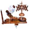 Wooden Yarn Ball Winder Table Top Yarn Swift Wooden Yarn Winder for Crocheting Yarn Winder for Knitting Combo Yarn Winder Swift Combo and Yarn Storage Bowl Indian Rosewood (Yarn Winder+Swift) view 3