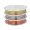 Alloy Copper Wire DIY Beading and Craft Wire Brass Artistic Jewelry Making Line for Making Hobby Craft, Decorations, Floral Decor Sliver 0.6mm view 4
