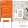 iFrame 16" x 20" Pre-Cut White Mats with Light Cream Bevel-Cut + Backing Boards + Transparent Clear Plastic Bags for 11" x 14" Photo Acid Free Photo Album Complete Set (Pack of 25) view 3