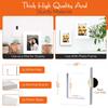 iFrame 16" x 20" Pre-Cut White Mats with Light Cream Bevel-Cut + Backing Boards + Transparent Clear Plastic Bags for 11" x 14" Photo Acid Free Photo Album Complete Set (Pack of 25) view 4