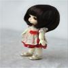 Lati Yellow Doll Wigs JD025 5-6inch 13-15cm 1/8 OB11 Short Cut Synthetic Mohair BJD Hair Fashion Doll Accessories (Coffce Black) view 3