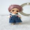 JD101 3-4inch 9-10inch Tymoshenk Character Tiny Doll Wigs. Circle Braide Synthetic Mohair BJD Hair (Blend Purple sm96:sm108) view 1