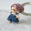 JD101 3-4inch 9-10inch Tymoshenk Character Tiny Doll Wigs. Circle Braide Synthetic Mohair BJD Hair (Blend Purple sm96:sm108) view 3