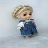 JD101 3-4inch 9-10inch Tymoshenk Character Tiny Doll Wigs. Circle Braide Synthetic Mohair BJD Hair (Blond) view 2