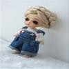 JD101 3-4inch 9-10inch Tymoshenk Character Tiny Doll Wigs. Circle Braide Synthetic Mohair BJD Hair (Blond) view 3