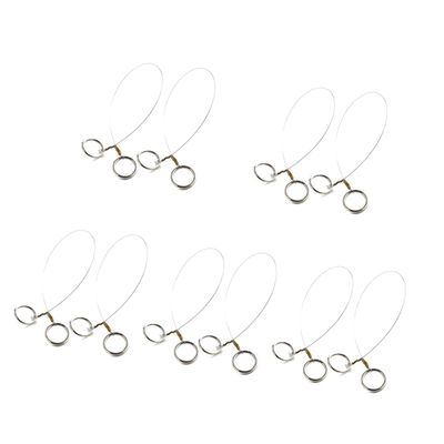 EXCEART 10pcs Clay Cutting Tool Braided Cable Wire Mud Cutter Pottery Wire Cutting Tools Mud Cutter Handle Making