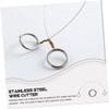 EXCEART 10pcs Clay Cutting Tool Braided Cable Wire Mud Cutter Pottery Wire Cutting Tools Mud Cutter Handle Making view 2
