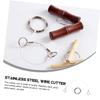 EXCEART 10pcs Clay Cutting Tool Braided Cable Wire Mud Cutter Pottery Wire Cutting Tools Mud Cutter Handle Making view 4