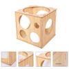 Balloons Wood Balloon Sizer Cube Box Box Template Size Measurement Tool for Decorations, 29 x 29 x 29 CM Wedding Decor view 2