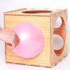Balloons Wood Balloon Sizer Cube Box Box Template Size Measurement Tool for Decorations, 29 x 29 x 29 CM Wedding Decor view 4