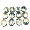 Marbling Patterned Ceramic Dishes Set, Terracotta Pinch Cereal Bowls, Vibrant Color Bowl for Kitchen, Cute Oatmeal Bowls Small Salad & Rice (Primary color: Navy Blue, Set: Set of 12) view 4
