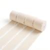 Ewaymado 4 Rolls Champagne Beige Handmade Fringe Chiffon Silk Ribbon 1" x 5Yd Per Roll,Frayed Edges Ribbon for Gifts Wrapping,Wedding Decoration,Bridal Bouquets(1" X20 Yd Champagne Beige) view 1